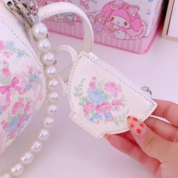 Dolls Kill Sugar Thrillz Tea Society Handbag Regency Teapot Bag Purse Kettle - Picture 10 of 10